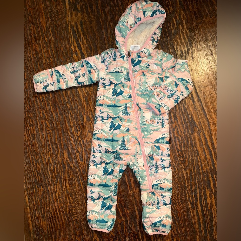 The North Face Kids One Piece - Pink and Blue